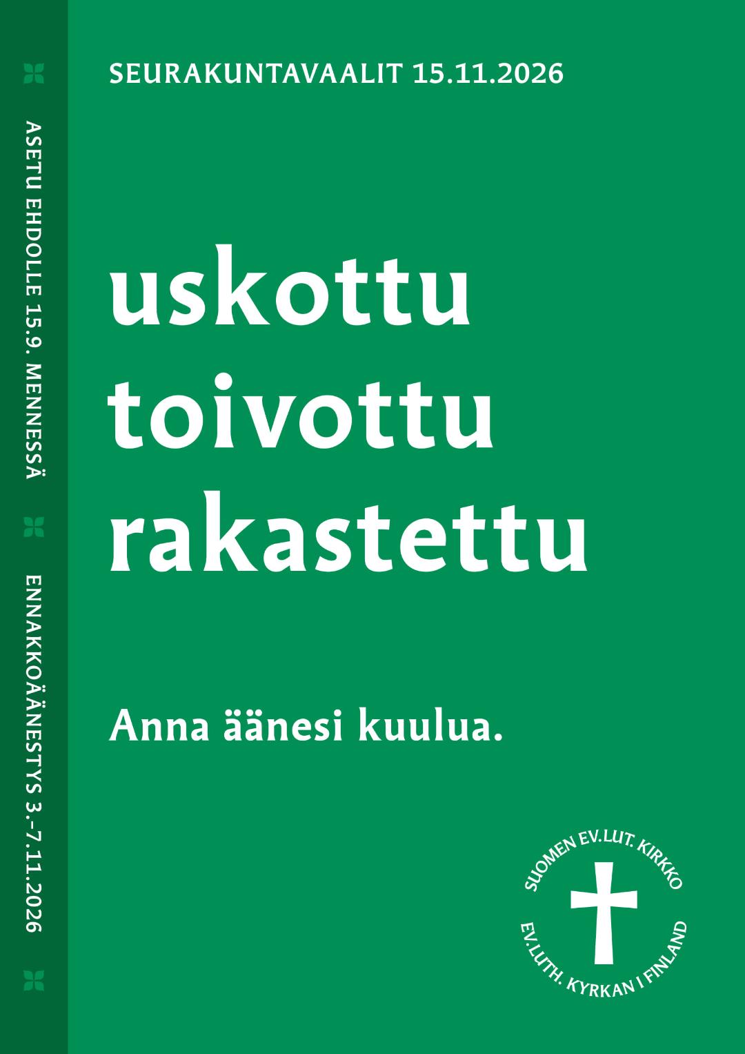 seurakuntavaalit 2026